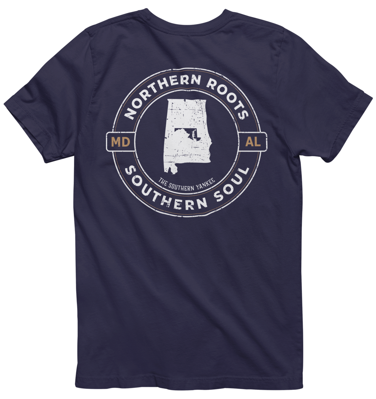 Alabama with Maryland Roots Tee - The Southern Yankee