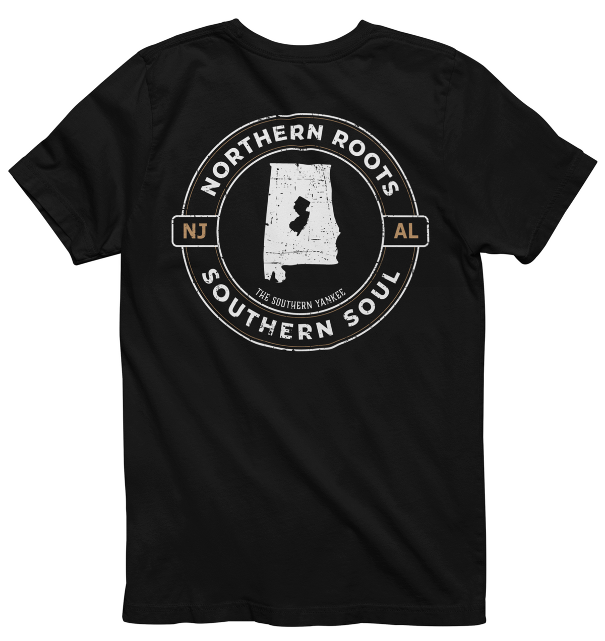 Alabama With New Jersey Roots Tee - The Southern Yankee
