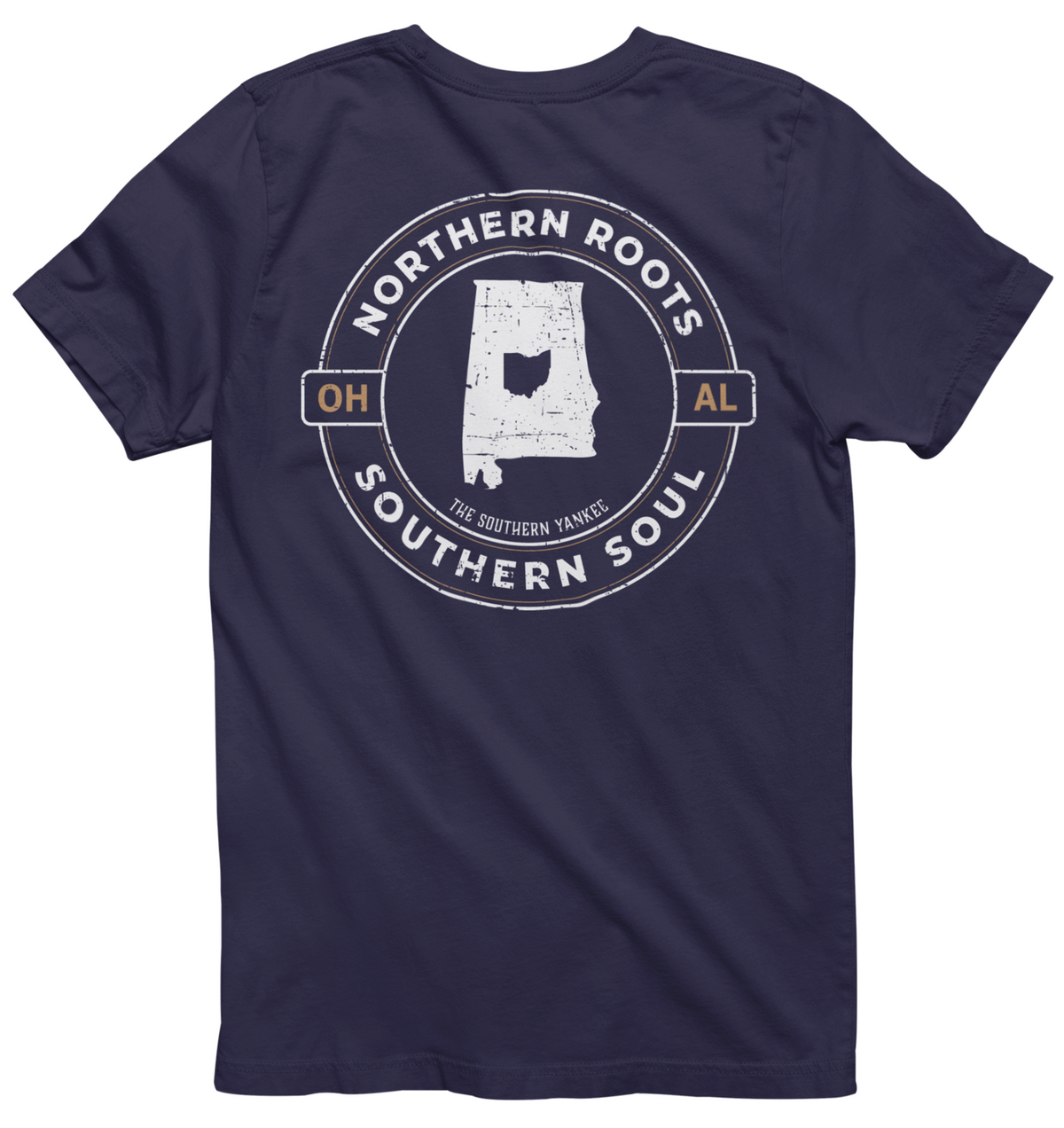 Alabama with Ohio Roots Tee - The Southern Yankee