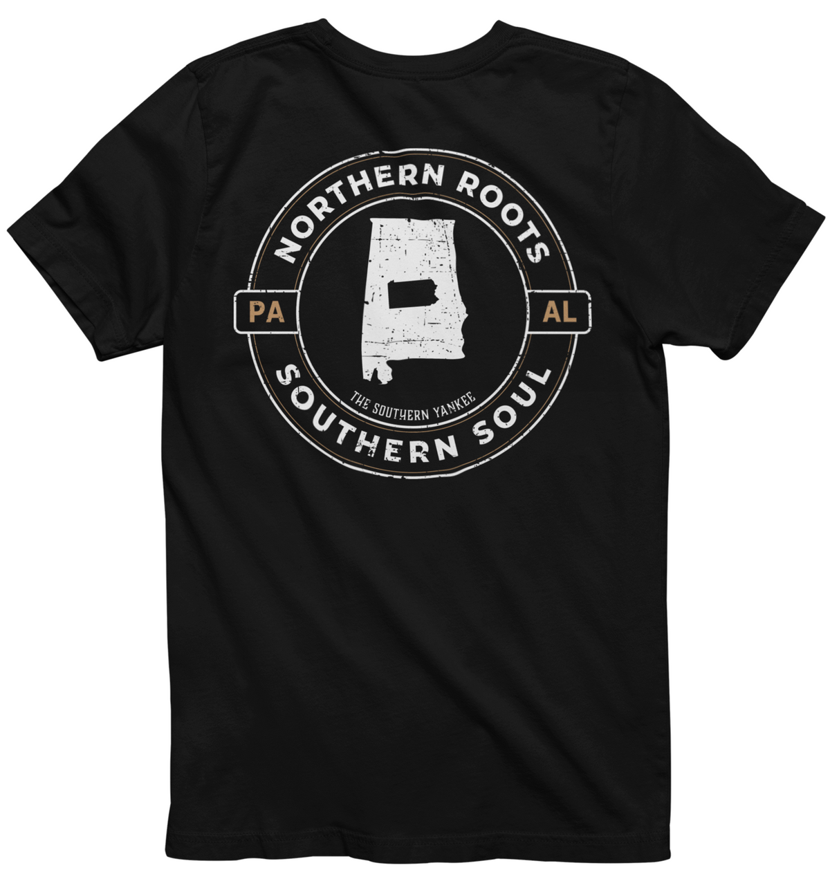 Alabama with Pennsylvania Roots Tee - The Southern Yankee