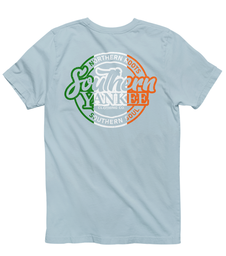 Classic Round Irish Flag Logo Tee - The Southern Yankee