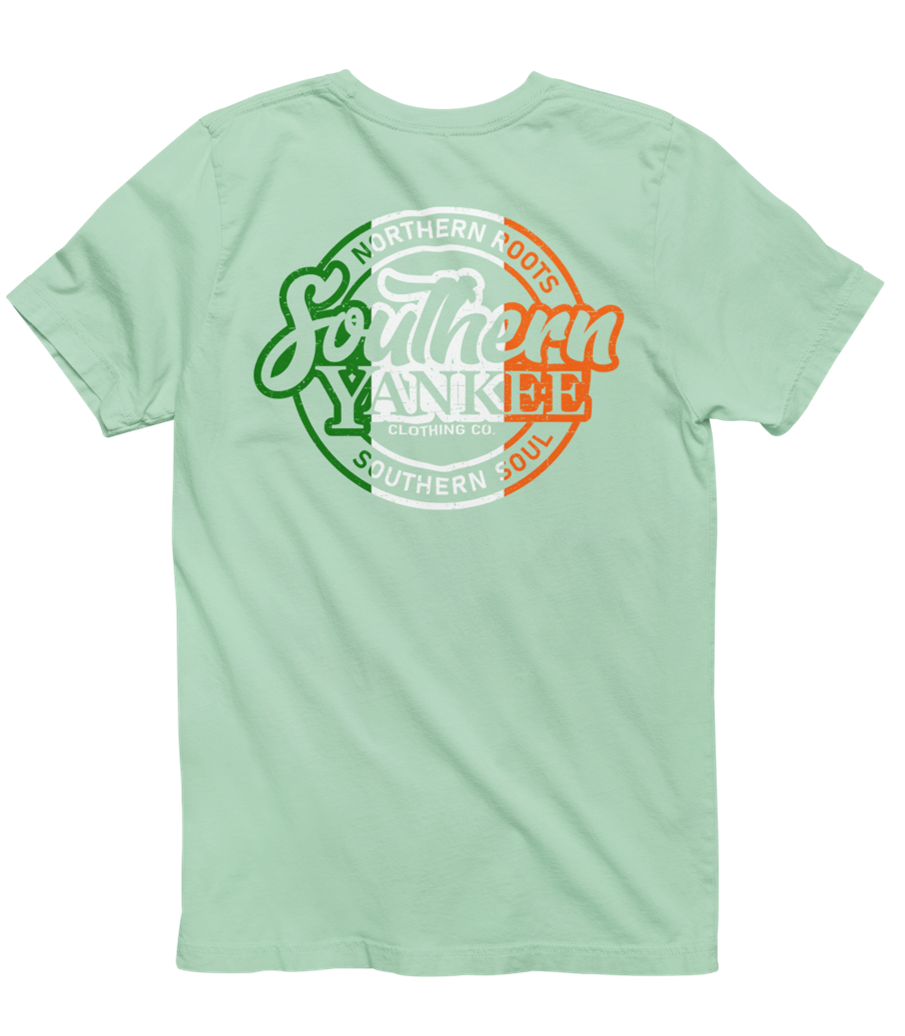 Classic Round Irish Flag Logo Tee - The Southern Yankee