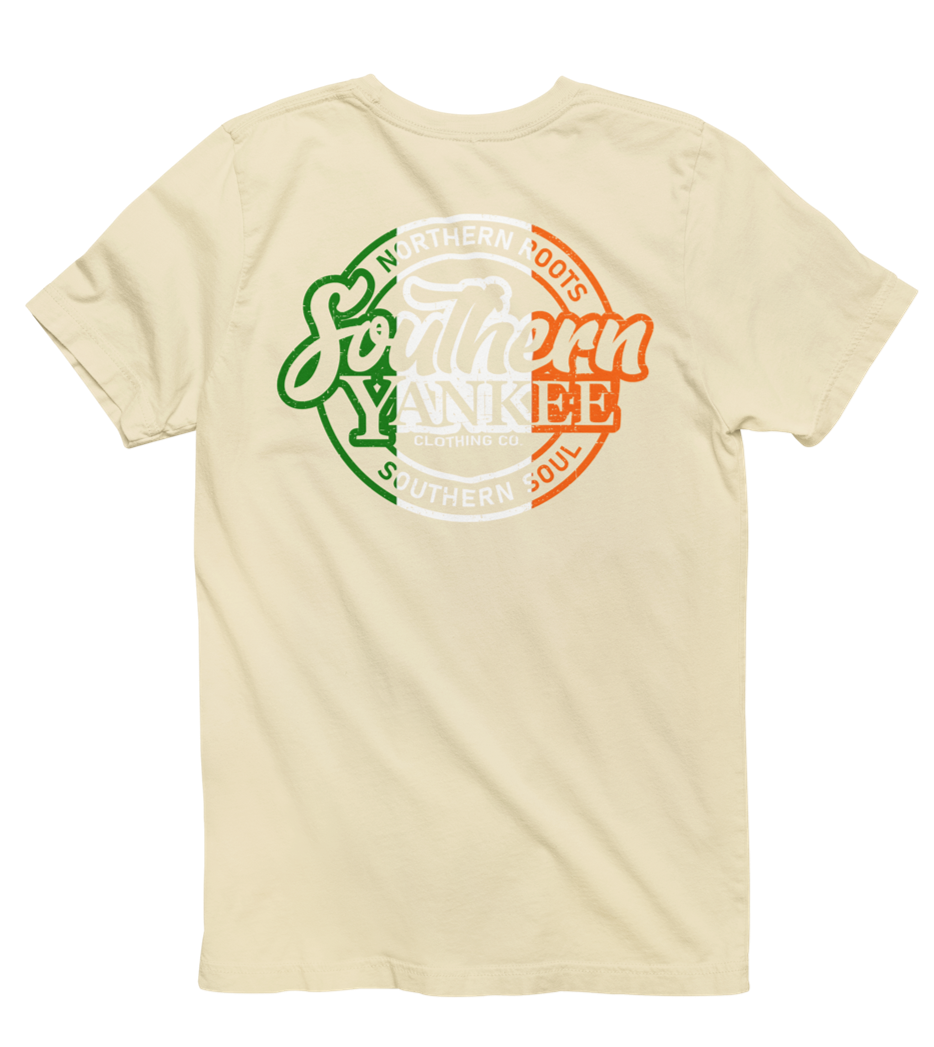 Classic Round Irish Flag Logo Tee - The Southern Yankee
