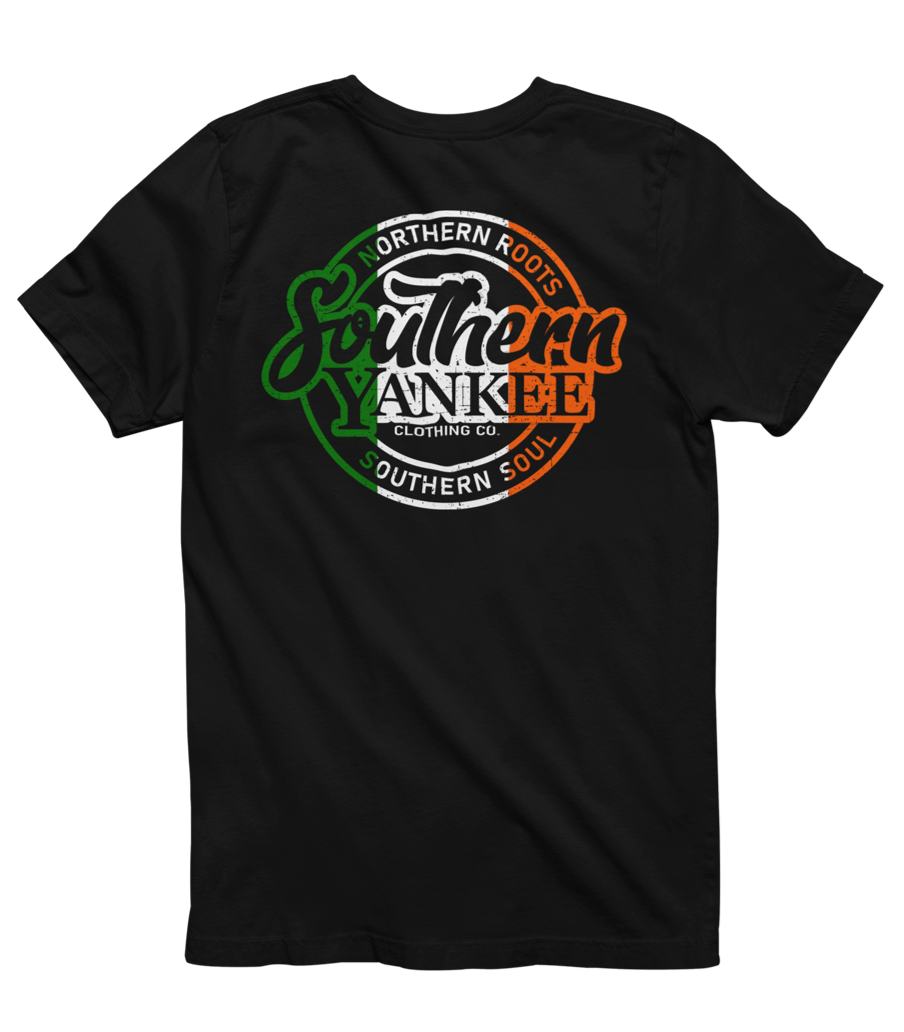 Classic Round Irish Flag Logo Tee - The Southern Yankee