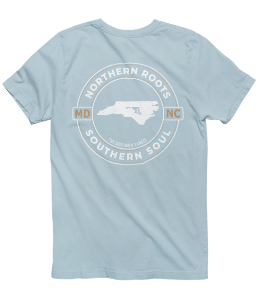 North Carolina with Maryland Roots Tee - The Southern Yankee