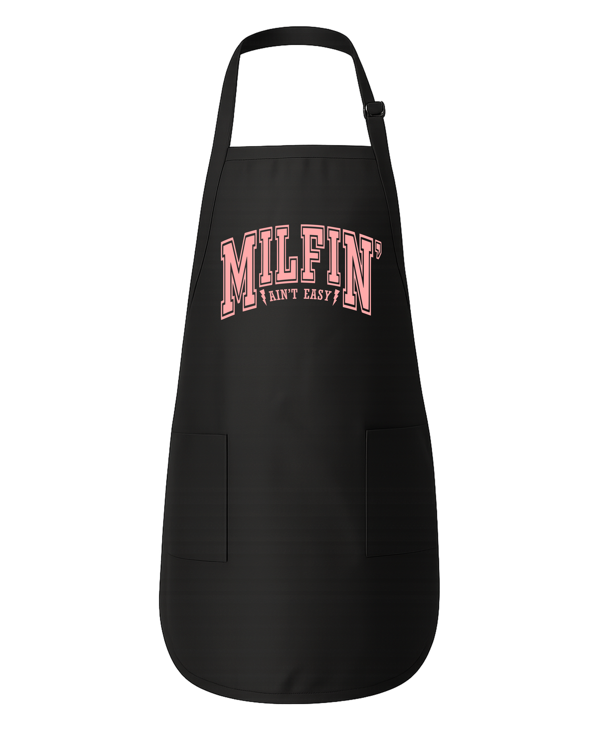 MILFIN’ Ain’t Easy Full-Length Apron with Pockets – Funny Mom Apron - The Southern Yankee