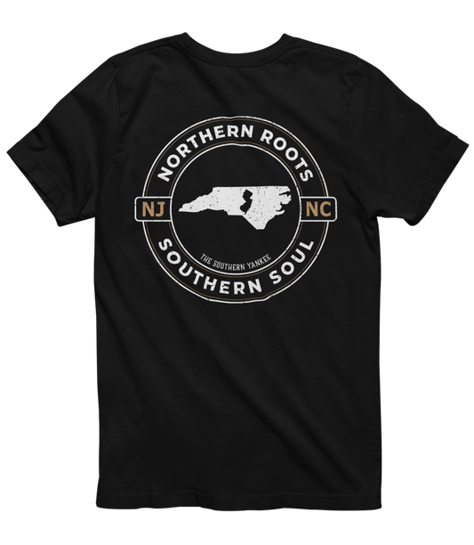 North Carolina with New Jersey Roots Tee - The Southern Yankee