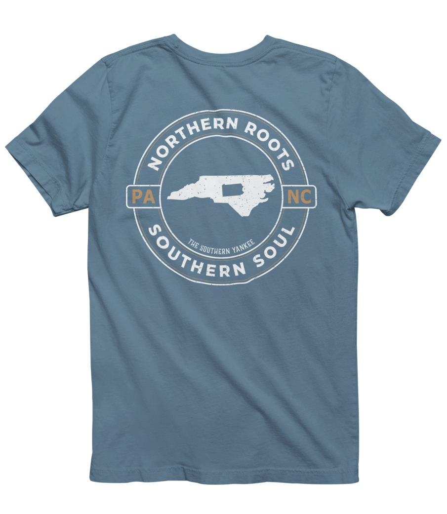 North Carolina with Pennsylvania Roots Tee - The Southern Yankee