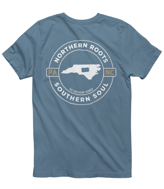 North Carolina with Pennsylvania Roots Tee - The Southern Yankee