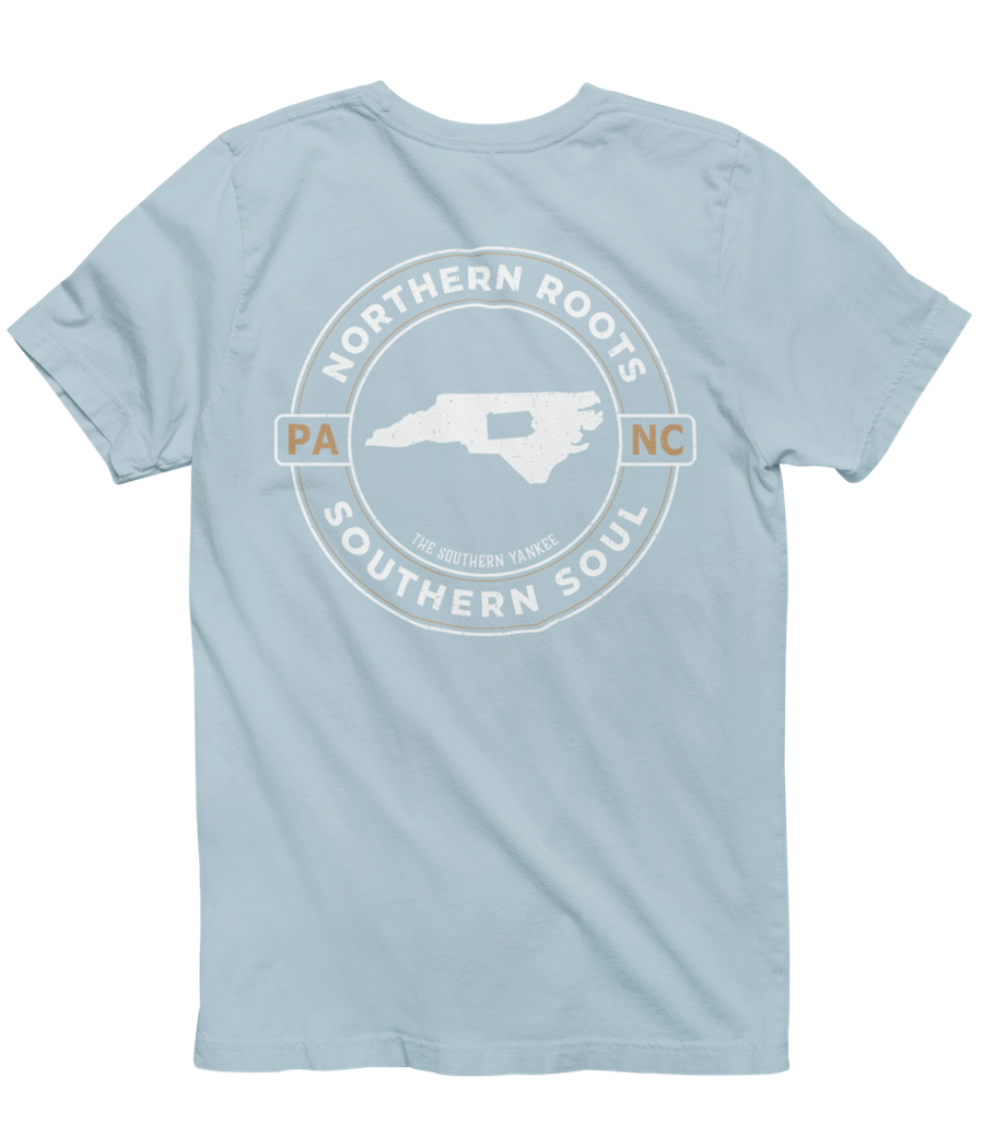 North Carolina with Pennsylvania Roots Tee - The Southern Yankee