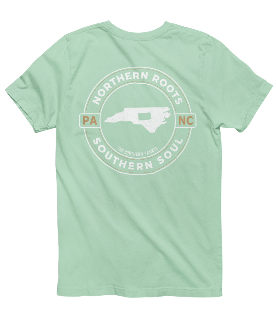 North Carolina with Pennsylvania Roots Tee - The Southern Yankee