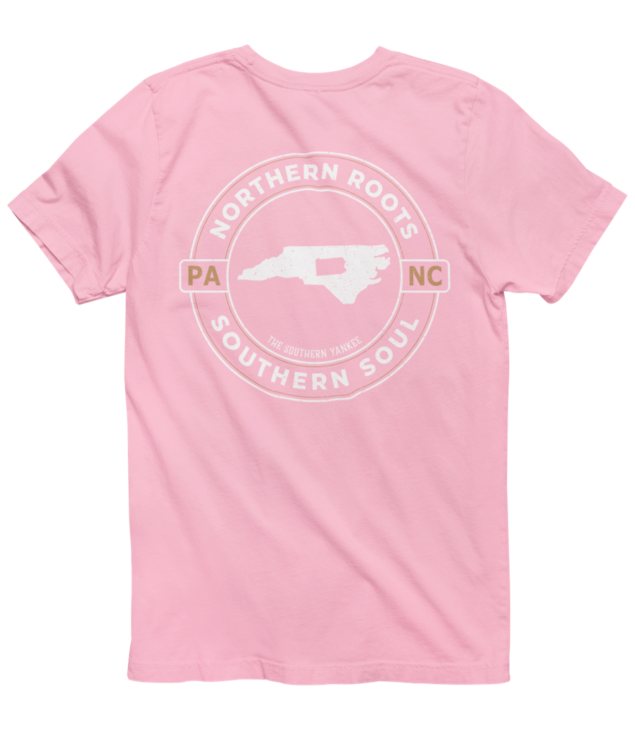 North Carolina with Pennsylvania Roots Tee - The Southern Yankee