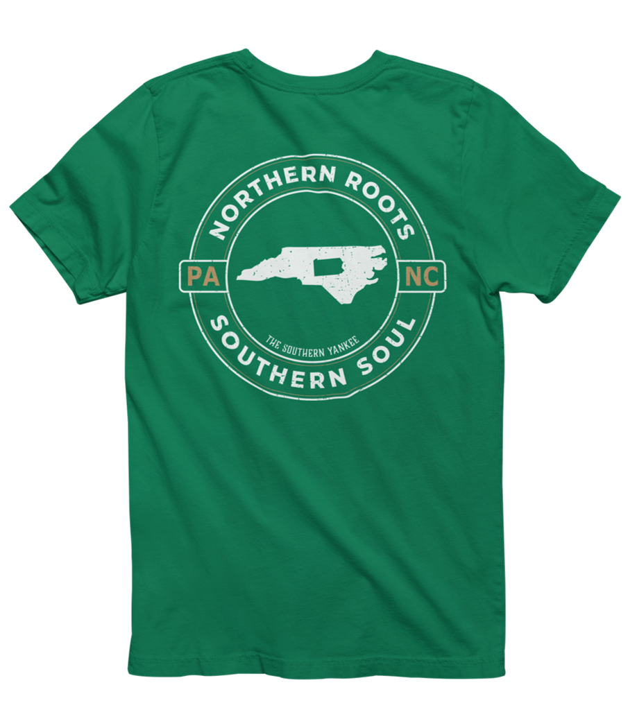 North Carolina with Pennsylvania Roots Tee - The Southern Yankee