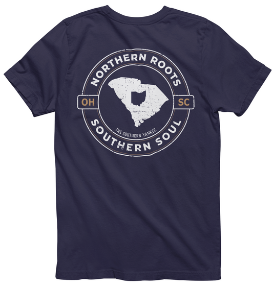 South Carolina with Ohio Roots Tee - The Southern Yankee