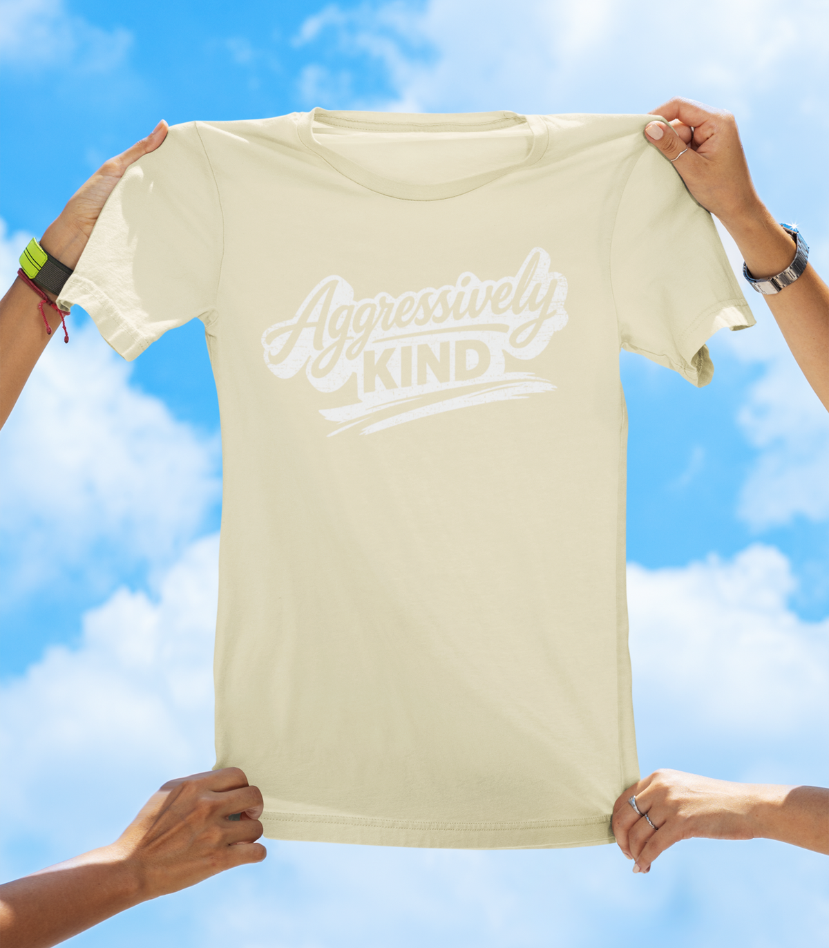 Aggressively Kind T-Shirt – Positive Attitude Graphic Tee - The Southern Yankee