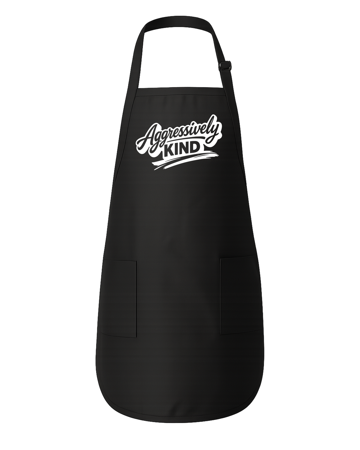 Aggressively Kind Full-Length Apron with Pockets – Funny Positive Cooking Apron - The Southern Yankee