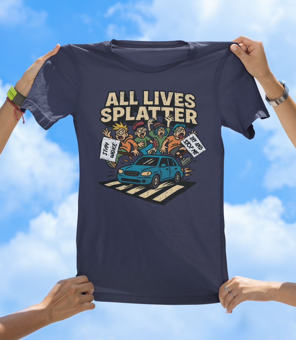 All Lives Splatter T-Shirt | Street Protestors Beware - The Southern Yankee