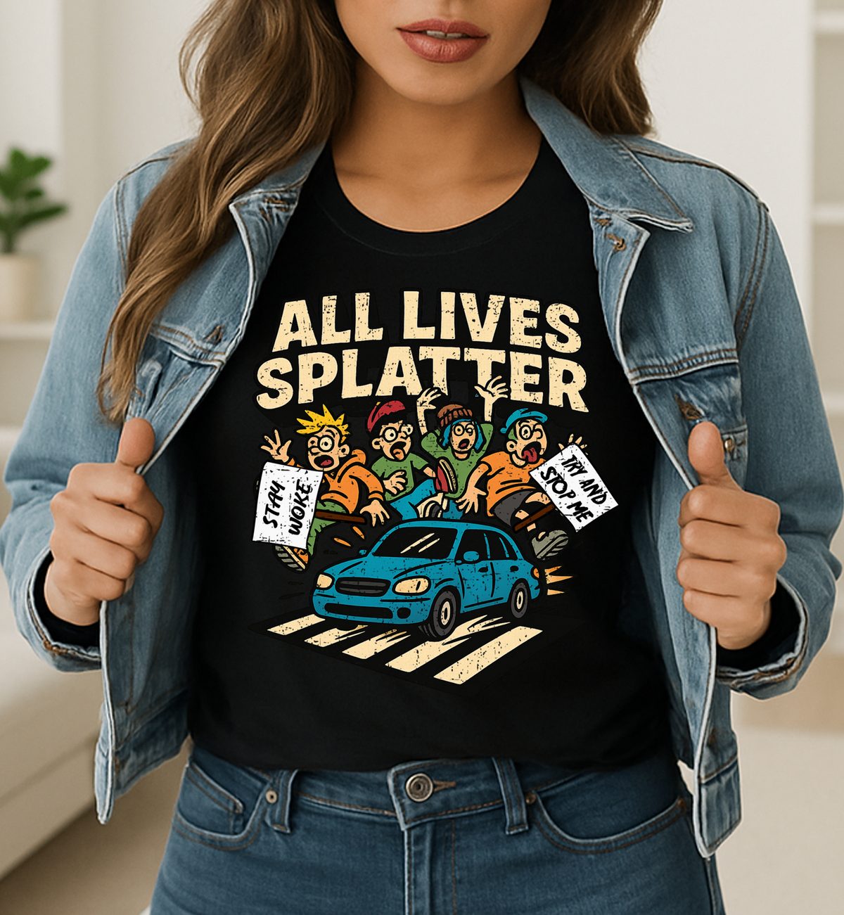 All Lives Splatter T-Shirt | Street Protestors Beware - The Southern Yankee