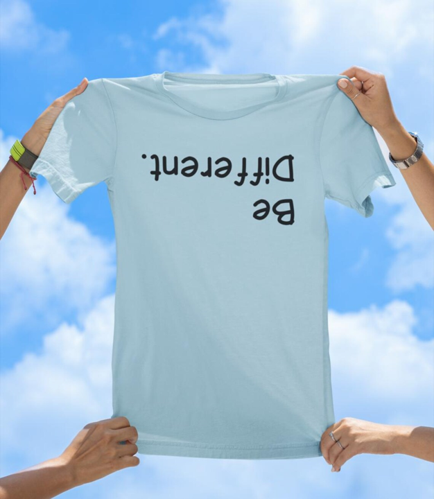 Be Different T-Shirt | Funny Upside Down Motivational Tee - The Southern Yankee
