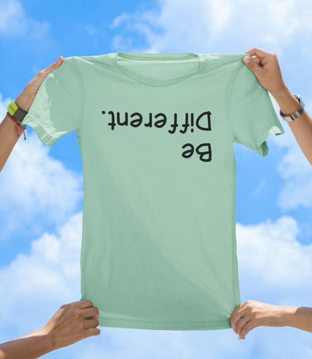 Be Different T-Shirt | Funny Upside Down Motivational Tee - The Southern Yankee