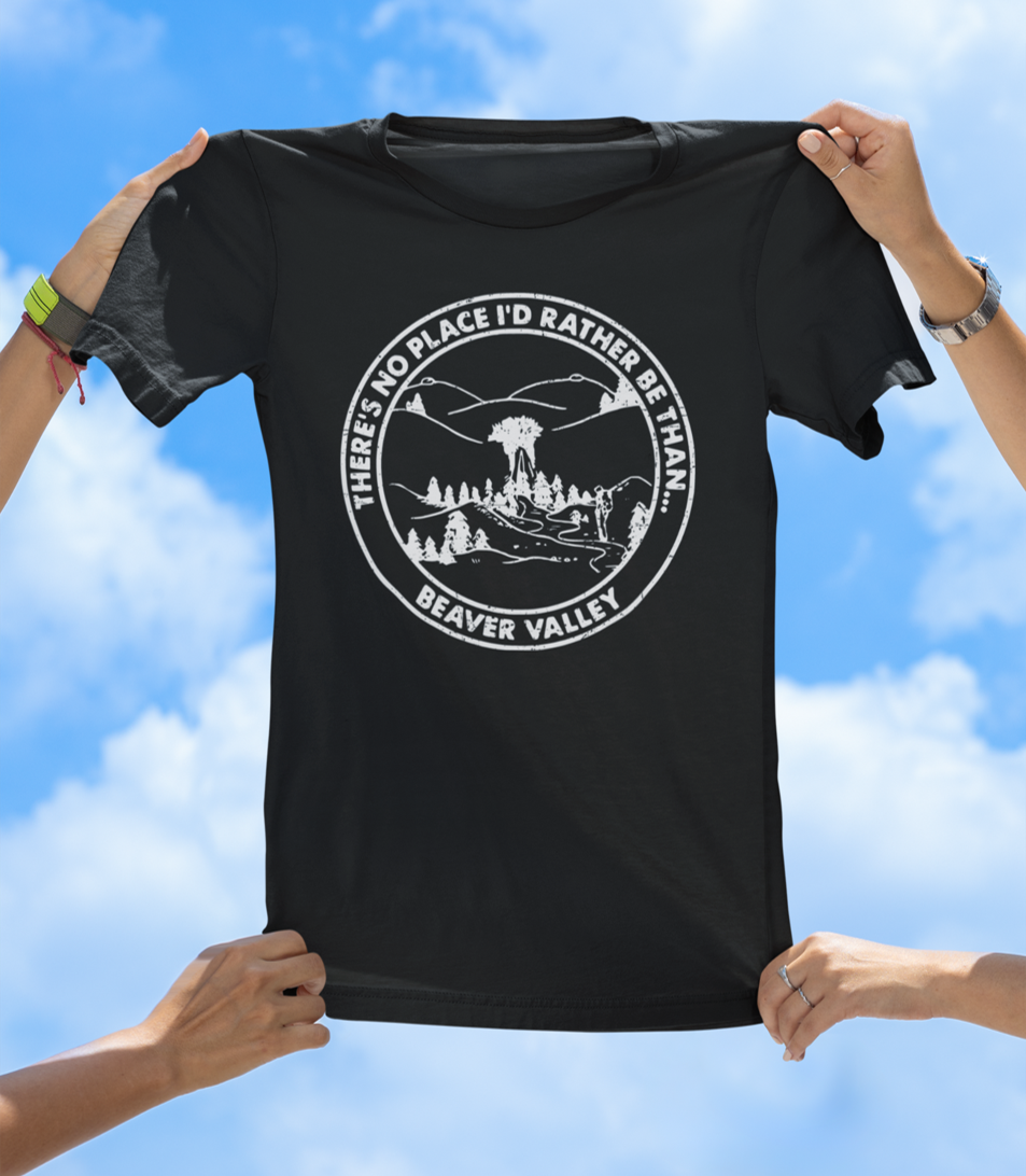Beaver Valley Adult T-Shirt | Retro Outdoors Adventure Tee - The Southern Yankee