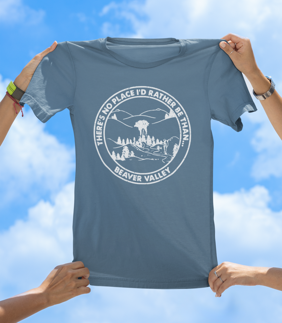 Beaver Valley Adult T-Shirt | Retro Outdoors Adventure Tee - The Southern Yankee