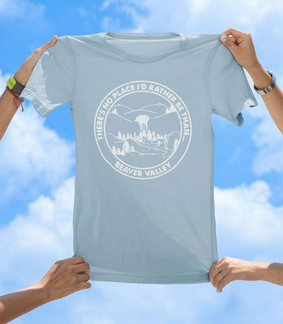 Beaver Valley Adult T-Shirt | Retro Outdoors Adventure Tee - The Southern Yankee