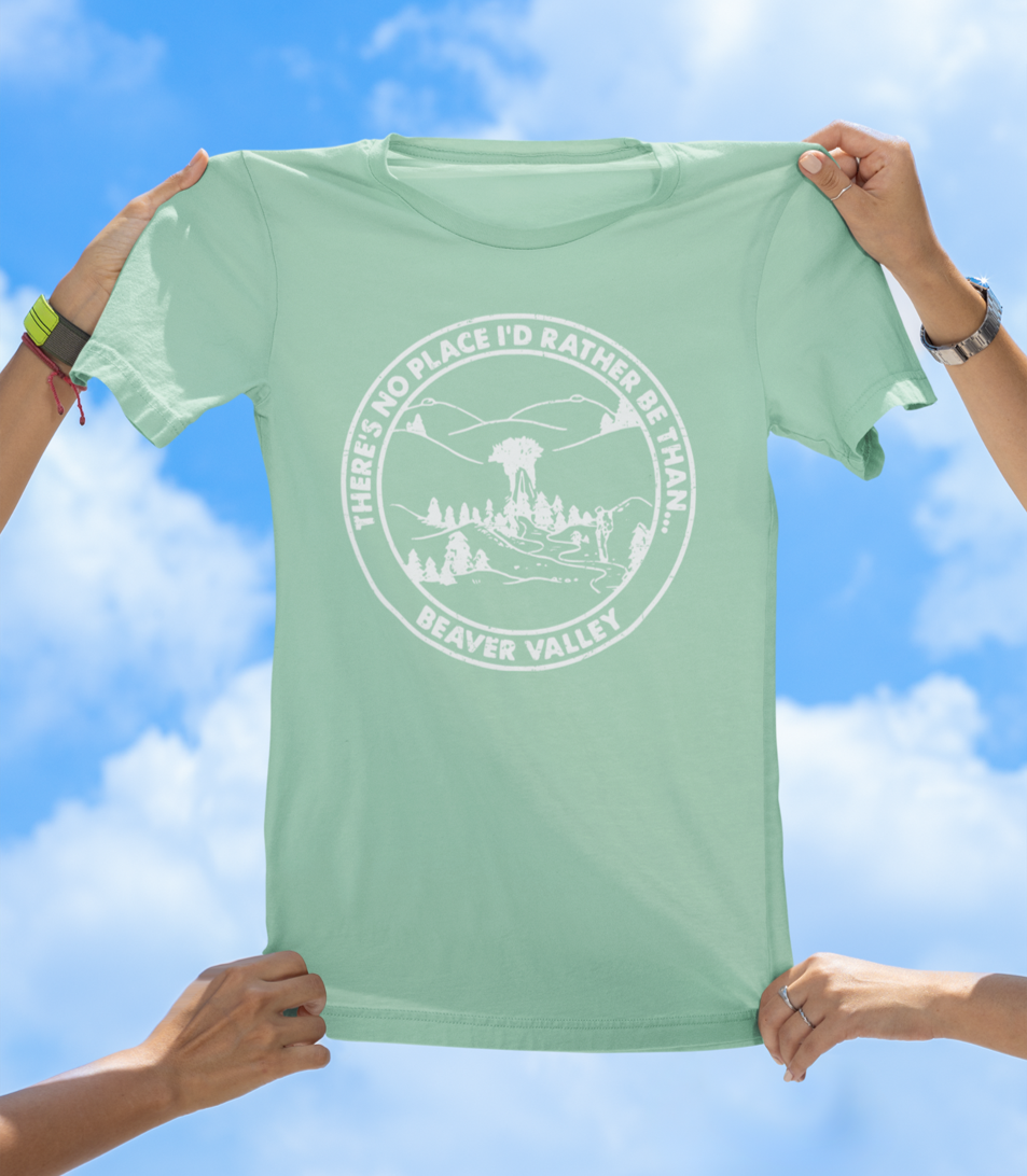 Beaver Valley Adult T-Shirt | Retro Outdoors Adventure Tee - The Southern Yankee