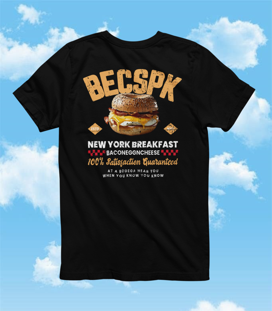 BECSPK T-Shirt | New York Bodega Breakfast Graphic Tee - The Southern Yankee