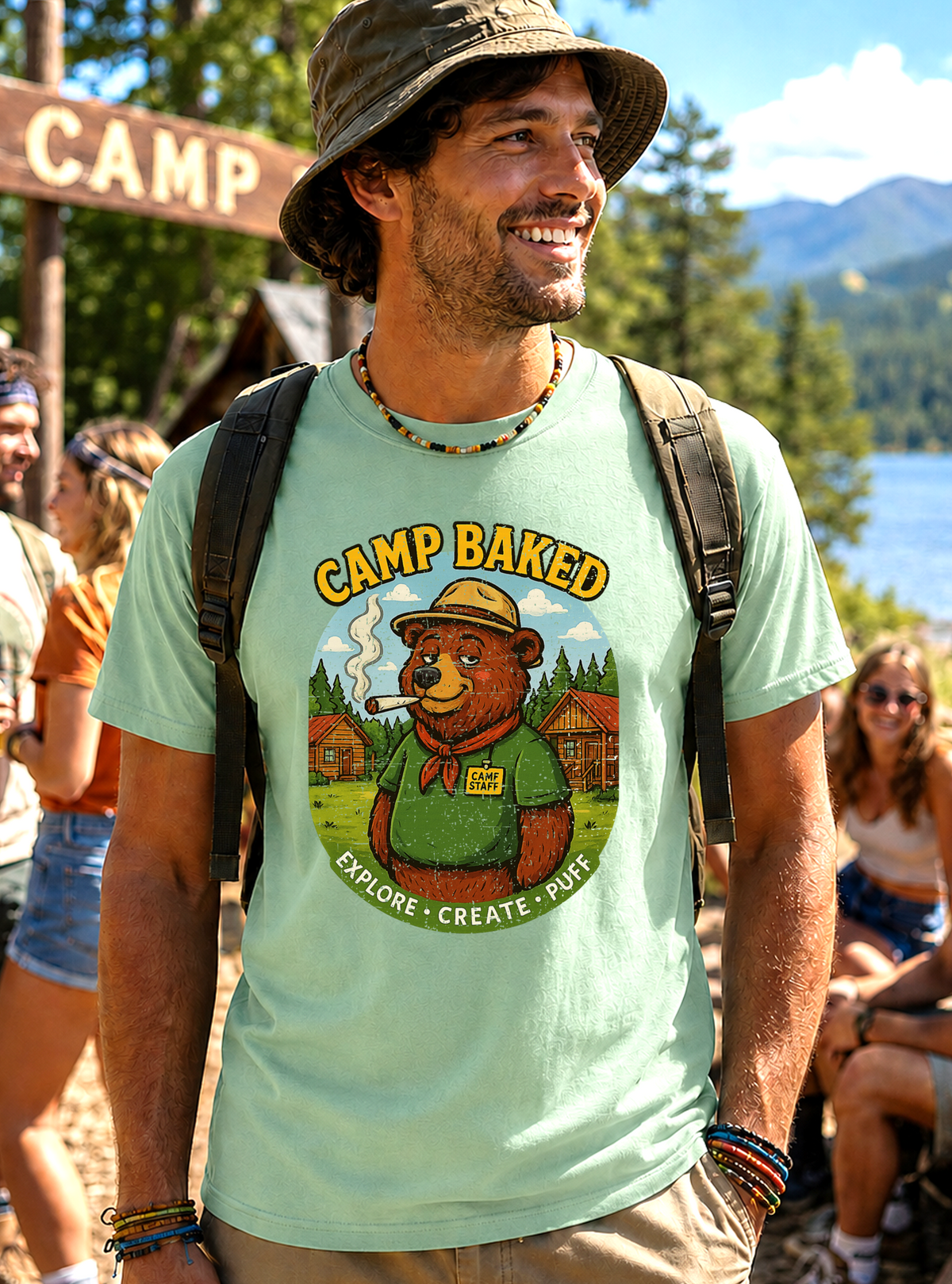Camp Baked T-Shirt – Explore. Create. Puff. - The Southern Yankee