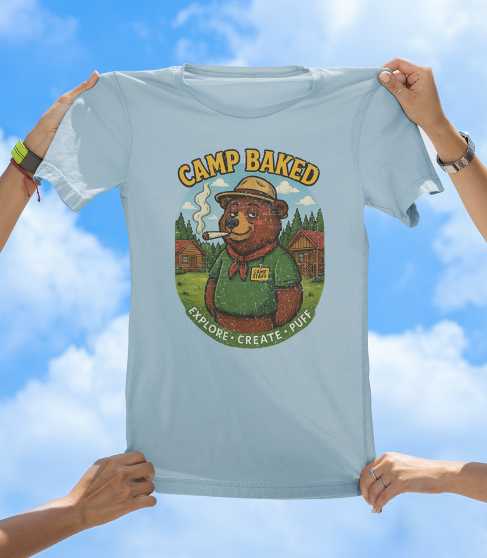Camp Baked T-Shirt – Explore. Create. Puff. - The Southern Yankee