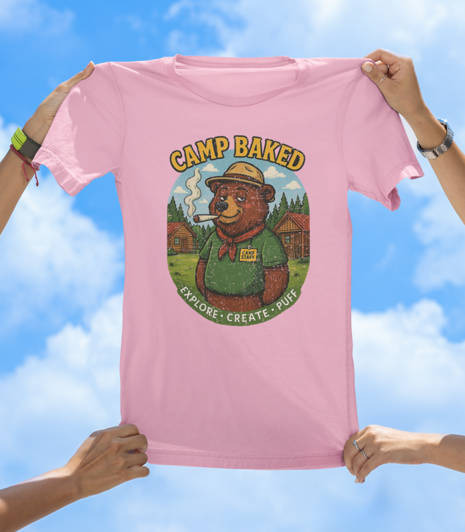 Camp Baked T-Shirt – Explore. Create. Puff. - The Southern Yankee