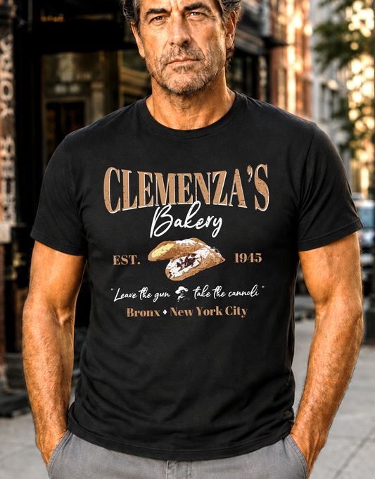 Clemenza’s Bakery T-Shirt | “Leave the Gun, Take the Cannoli” Shirt - The Southern Yankee