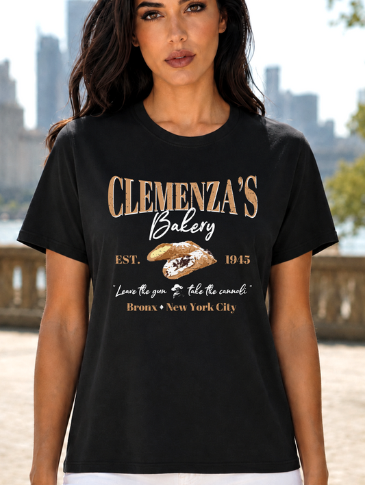 Clemenza’s Bakery T-Shirt | “Leave the Gun, Take the Cannoli” Tee - The Southern Yankee
