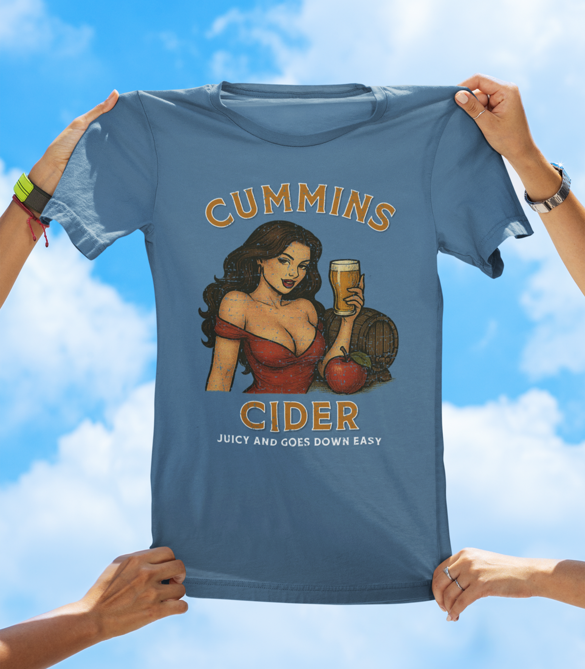 Cummins Cider T-Shirt | Funny Adult Humor Drinking T-Shirt - The Southern Yankee
