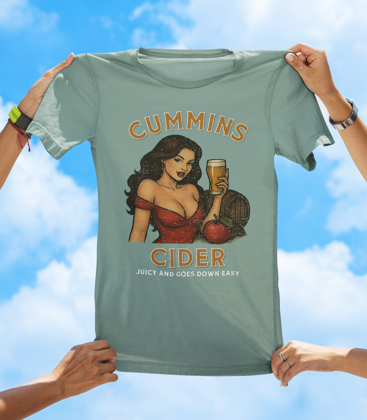 Cummins Cider T-Shirt | Funny Adult Humor Drinking T-Shirt - The Southern Yankee