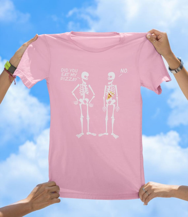 Did You Eat My Pizza? | Funny Skeleton T-Shirt - The Southern Yankee