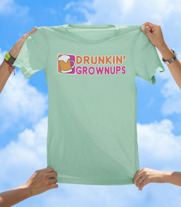 Drunkin' Grownups T-Shirt | Funny Drinking Party Graphic Tee - The Southern Yankee