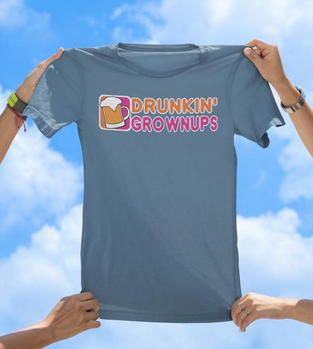 Drunkin' Grownups T-Shirt | Funny Drinking Party Graphic Tee - The Southern Yankee