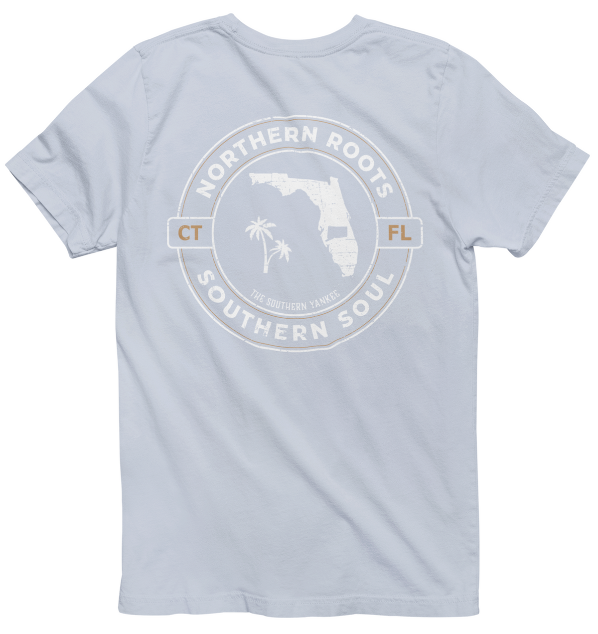 Florida with Connecticut Roots Tee - The Southern Yankee