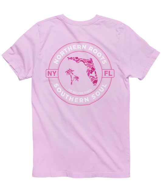 Florida with New York Roots Tee Pink Camo - The Southern Yankee