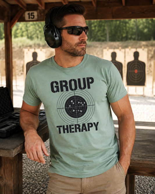 Group Therapy T-Shirt | Funny Shooting Range Target Tee - The Southern Yankee