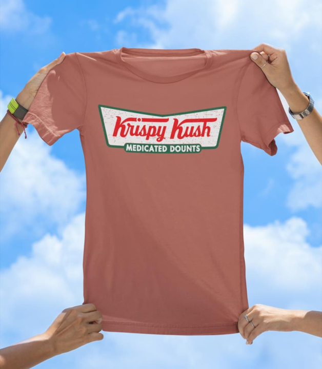Krispy Kush T-Shirt | Funny Cannabis and Donut Lover Graphic Tee - The Southern Yankee