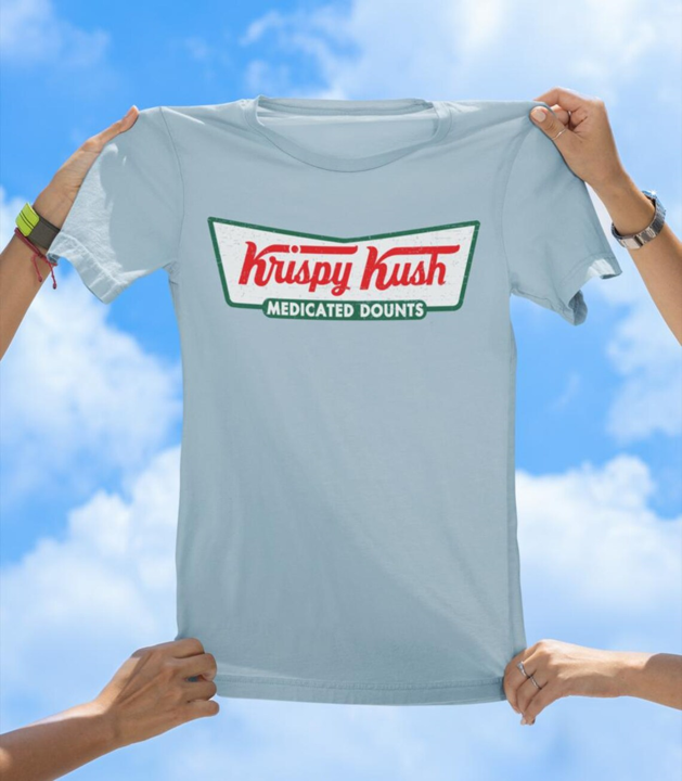 Krispy Kush T-Shirt | Funny Cannabis and Donut Lover Graphic Tee - The Southern Yankee