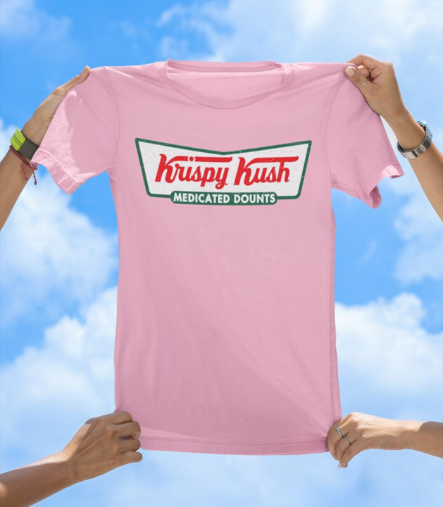 Krispy Kush T-Shirt | Funny Cannabis and Donut Lover Graphic Tee - The Southern Yankee