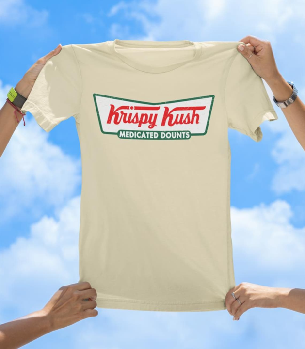 Krispy Kush T-Shirt | Funny Cannabis and Donut Lover Graphic Tee - The Southern Yankee