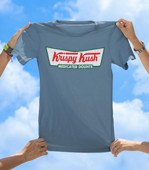 Krispy Kush T-Shirt | Funny Cannabis and Donut Lover Graphic Tee - The Southern Yankee