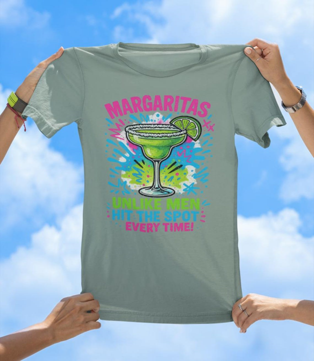 Margaritas Unlike Men T-Shirt | Sassy Cocktail Graphic Tee - The Southern Yankee