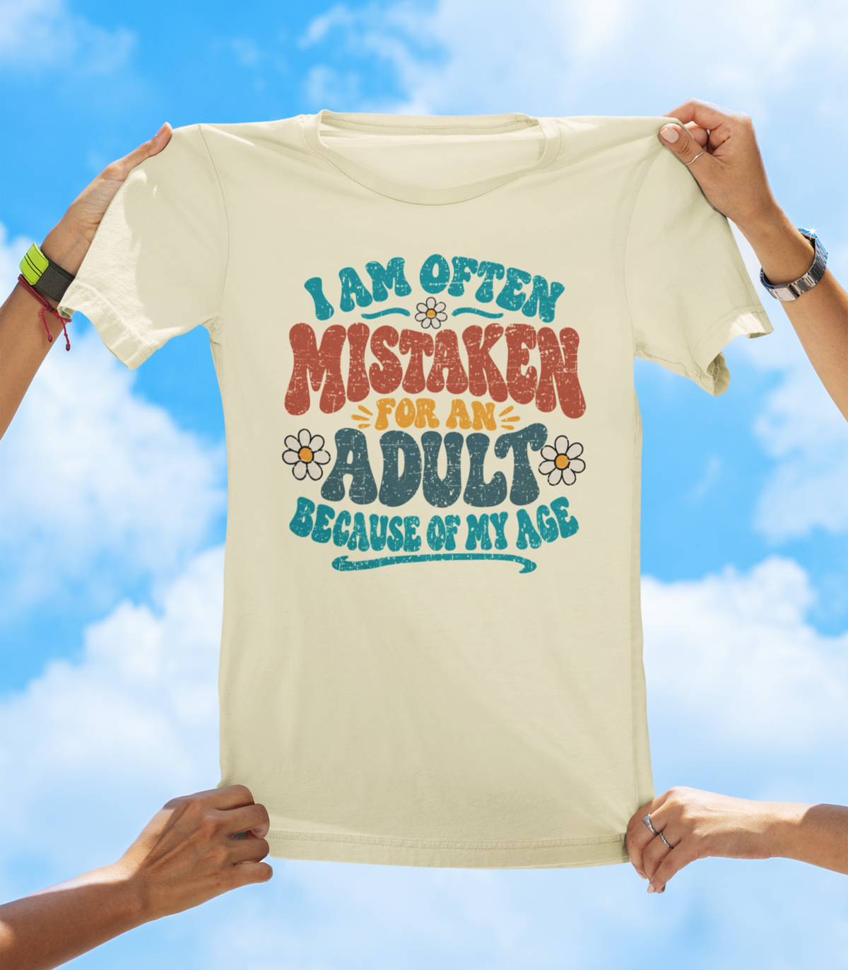 I Am Often Mistaken for an Adult Because of My Age T-Shirt – Funny Aging Graphic Tee - The Southern Yankee