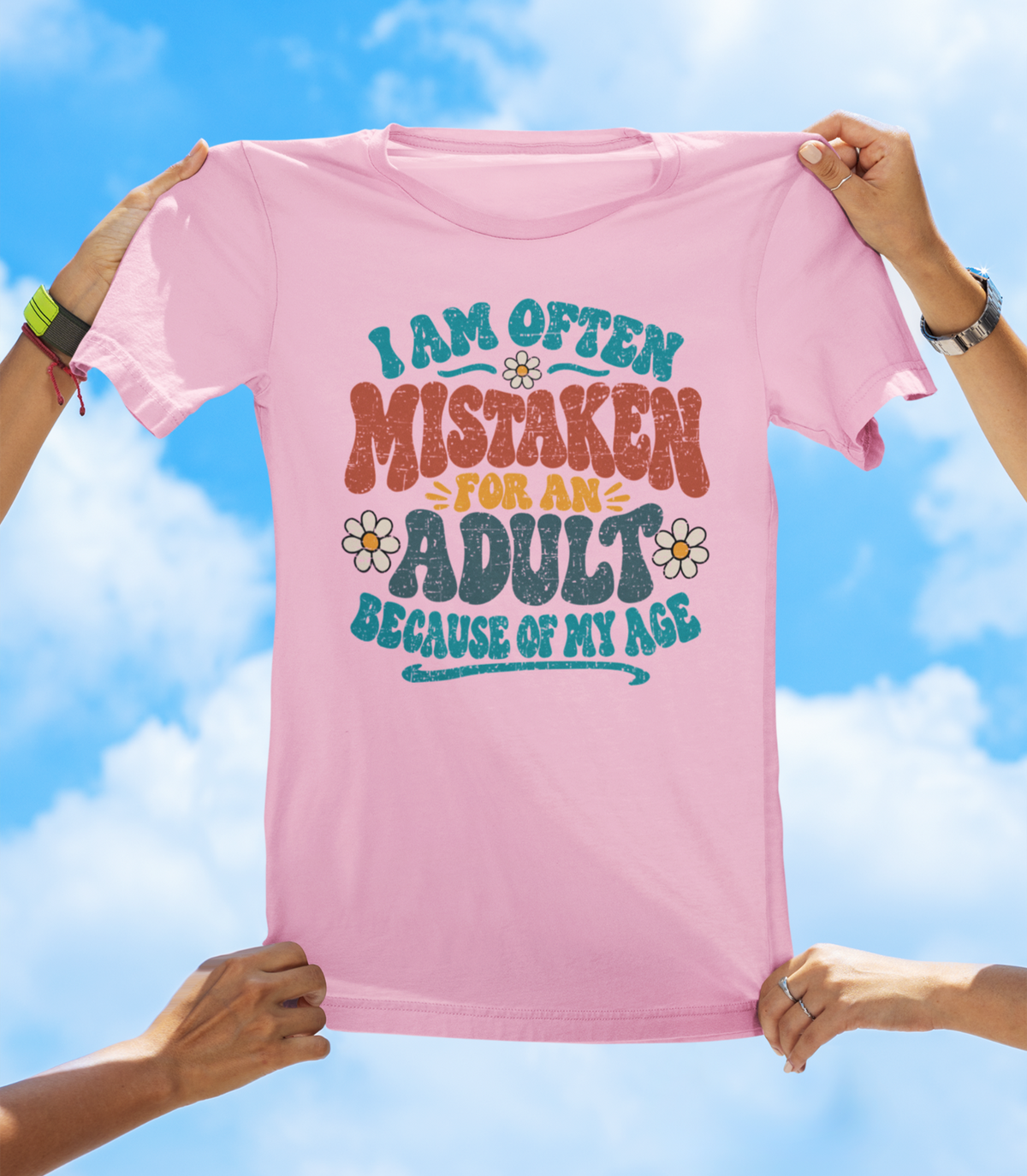 I Am Often Mistaken for an Adult Because of My Age T-Shirt – Funny Aging Graphic Tee - The Southern Yankee